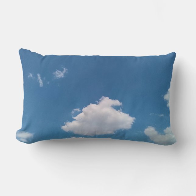 Ett enkelt moln lumbarkudde (Framsida)