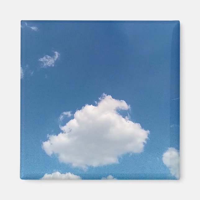 Ett enkelt moln magnet (Framsidan)