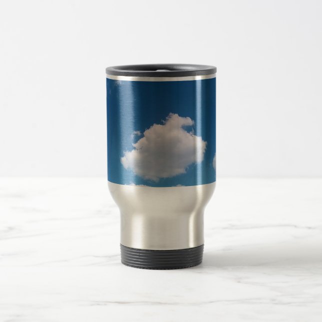 Ett enkelt moln resemugg (Center)