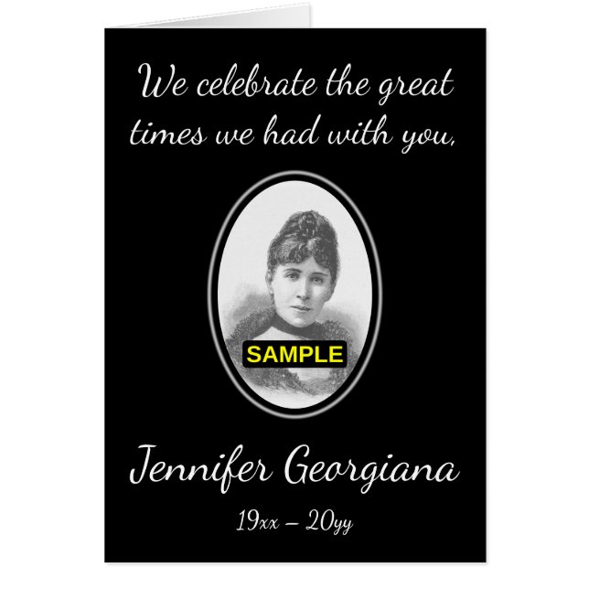 Ett enkelt och enkelt funktionellt servicekort, me OBS kort (Framsidan)