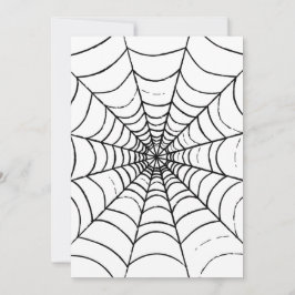 Ett enkelt spindelnät - närbild inbjudningar
