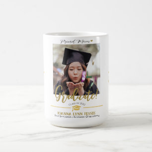Ett enkelt Studenten Cap-tackskript för Elegant gu Kaffemugg