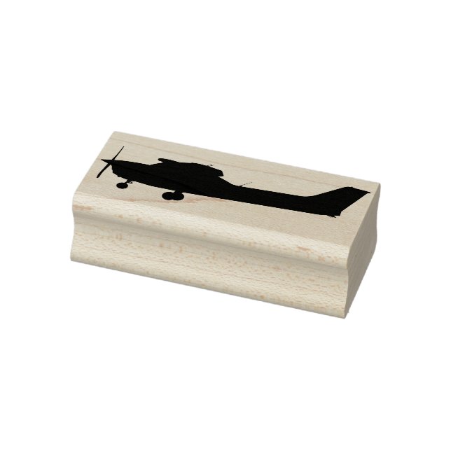 Ett enmotorigt flygplan stämpel (Stämpel)