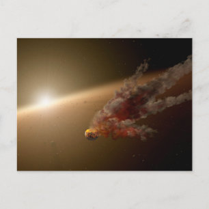 Ett enormt utbrott runt stjärnan Ngc 2547-Id8. Vykort