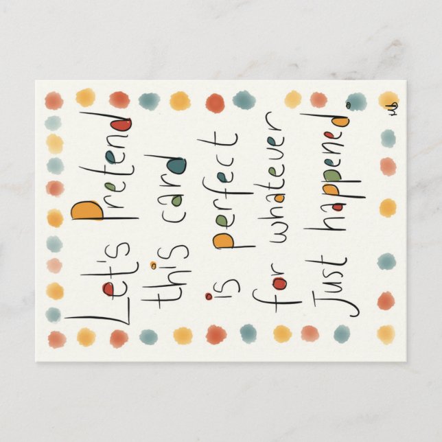 Ett EVERY tillfälle-kort. Vykort (Framsida)