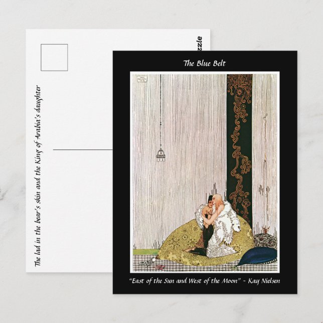 Ett exempel på återförenat älskare omfattar Art no Vykort (Fram/baksida)