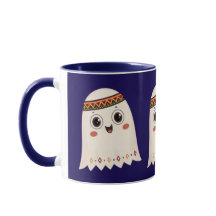 Ett exempel på ett sött spöke med stort leende