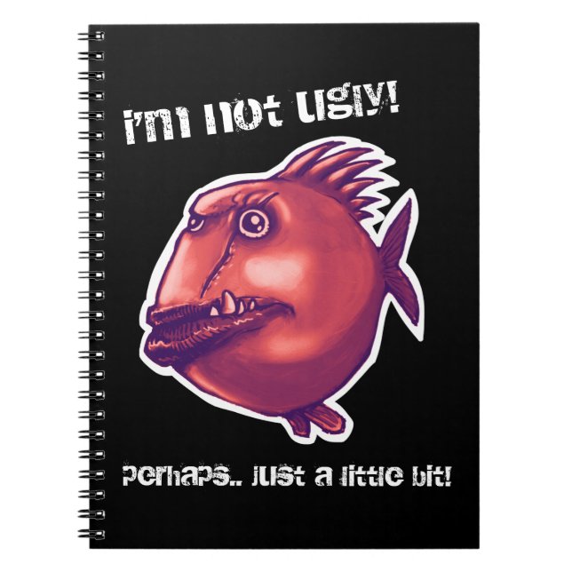 Ett exempel på ful fish tecknad stil anteckningsbok (Framsidan)