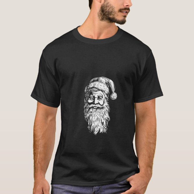 Ett exempel på kvinnans återtro-Jultomten ger smi T Shirt (Framsida)