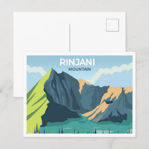 Ett exempel på Rinjani Indonesia-resa i ställe Vykort