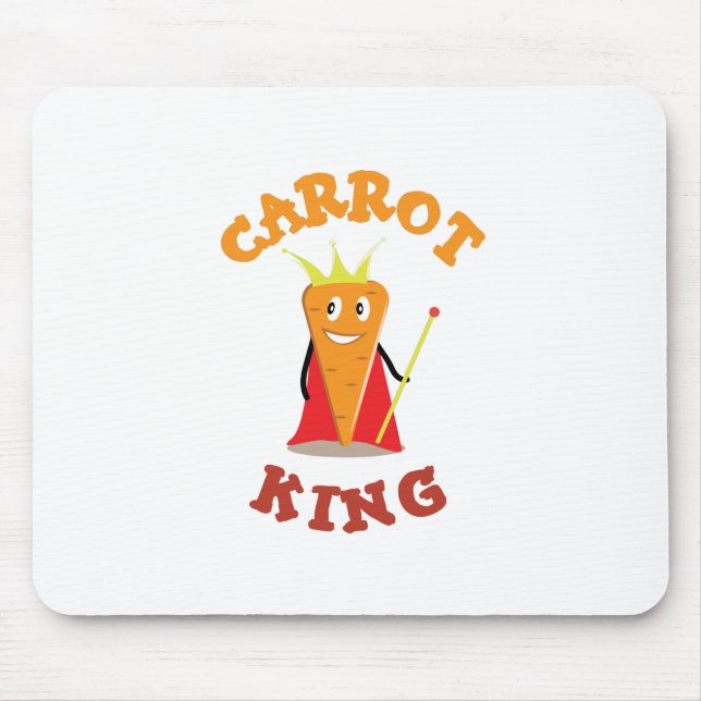 Ett exempel på royalet Carrot kung vegetabiliskt k Musmatta (Framsidan)