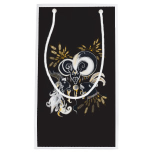 Ett exempel på svart och vit singing Goats bläck