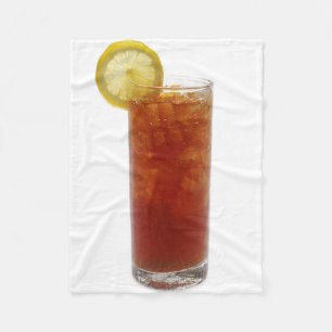 Ett exponeringsglas av Iced Tea Fleecefilt