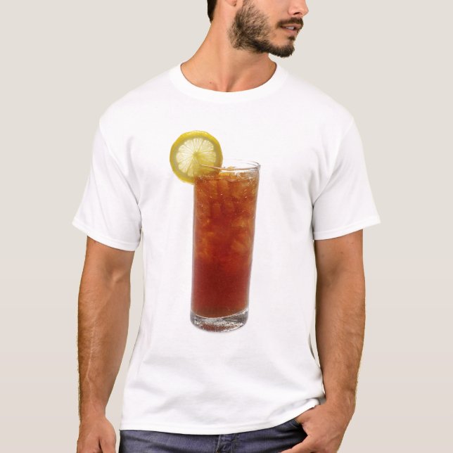Ett exponeringsglas av Iced Tea T Shirt (Framsida)
