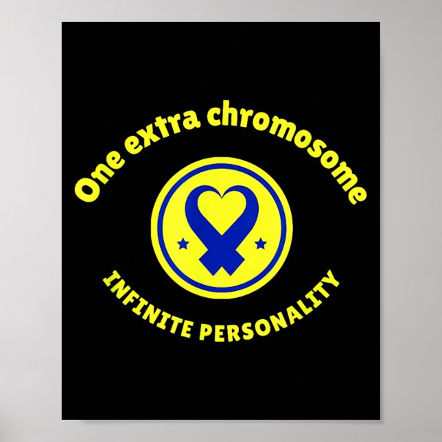 Ett extra kromosom oändlig personlighet ner  poster (Framsidan)