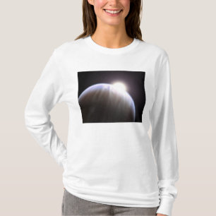 Ett extrasolar planet med dess förälderstjärna t-shirt