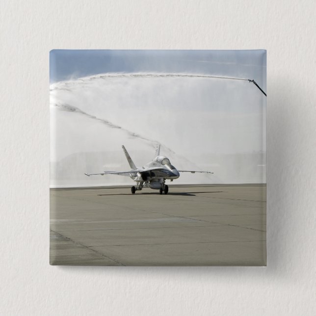 Ett F-18-flygplan Knapp (Framsida)