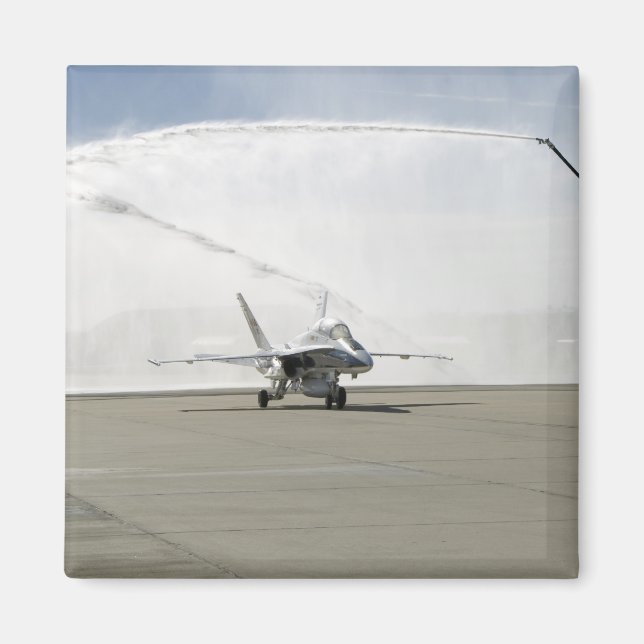Ett F-18-flygplan Magnet (Framsidan)