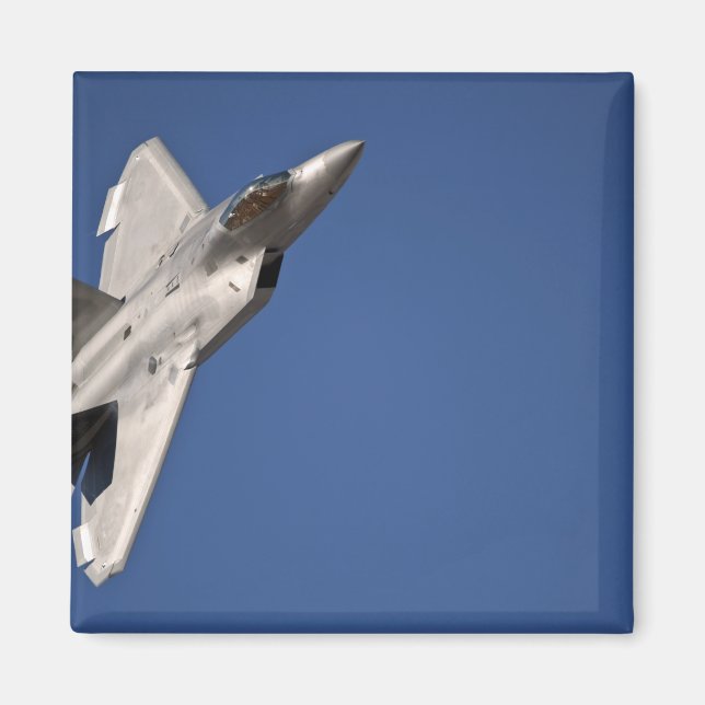 Ett F-22 Raptorflygplan Magnet (Framsidan)