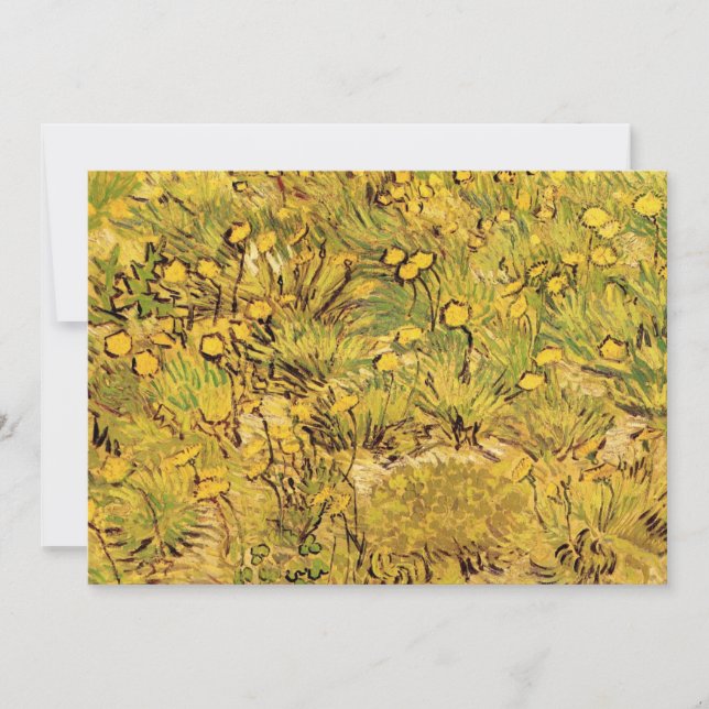 Ett fält av gula blommor av Vincent van Gogh (Framsida)