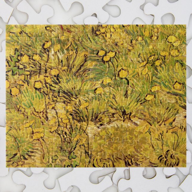 Ett fält av gula blommor av Vincent van Gogh Pussel (Skapare uppladdad)