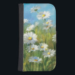 Ett fält av vitdaisy galaxy s4 plånboksfodral<br><div class="desc">©Danhui Nai/vild Apple.  En avbilda av ett fält av vitdaisy och högväxt gräs. En klar blå himmel kan beskådas i bakgrunden.</div>