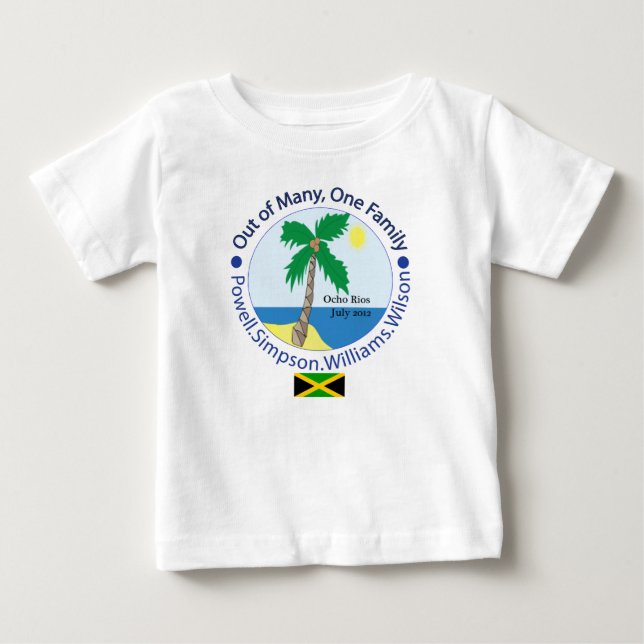 Ett familjsmåbarn tee shirt (Framsida)