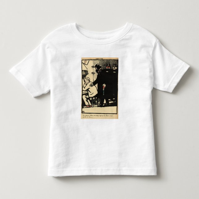 Ett fång landsförvisas från brott och tee shirt (Framsida)