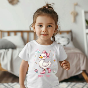 Ett Fånig går Blomsterträdgård 1:a födelsedagen T Shirt