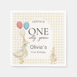 Ett Fånig går Födelsedagsfest Pappersservett