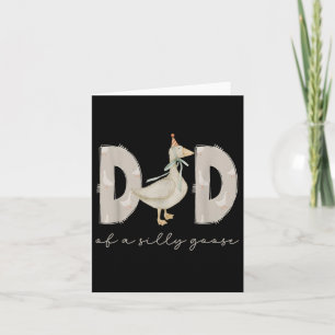 Ett Fånig går med pappa 1:a födelsedagsfamiljen 20 Kort