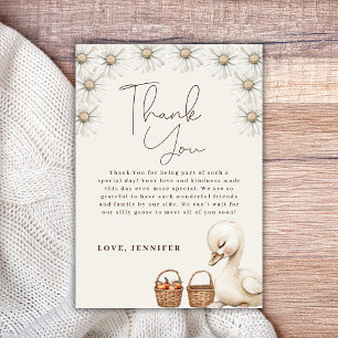 Ett Fånig går Neutralt Boho Baby Shower Party Tack Kort