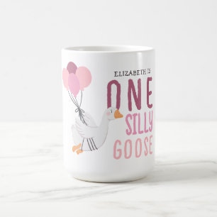 Ett Fånig går Rosa Birthday Kaffemugg