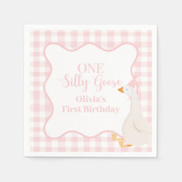 Ett Fånig går rosa Pappersservett