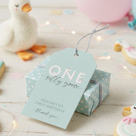 Ett Fånig går till 1:a födelsedagssljud Presentetikett