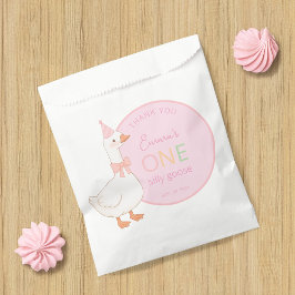 Ett Fånig gick på Rosa Girl First Birthday Tack