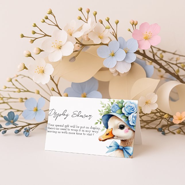 Ett Fånig Goose Boy baby visning dusch Kort (Skapare uppladdad)