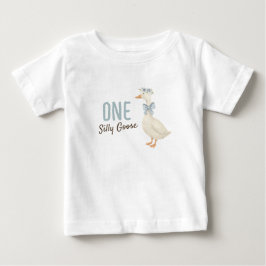 Ett Fånig Goose Boy Första födelsedag T Shirt
