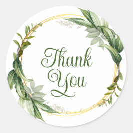 Ett fantastiskt blått tack till klistermärken