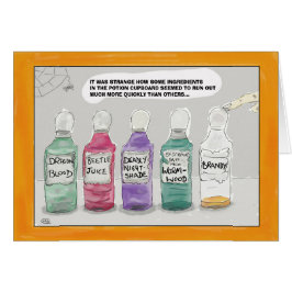 Ett fantastiskt hälsningskort för Halloween-Teckna