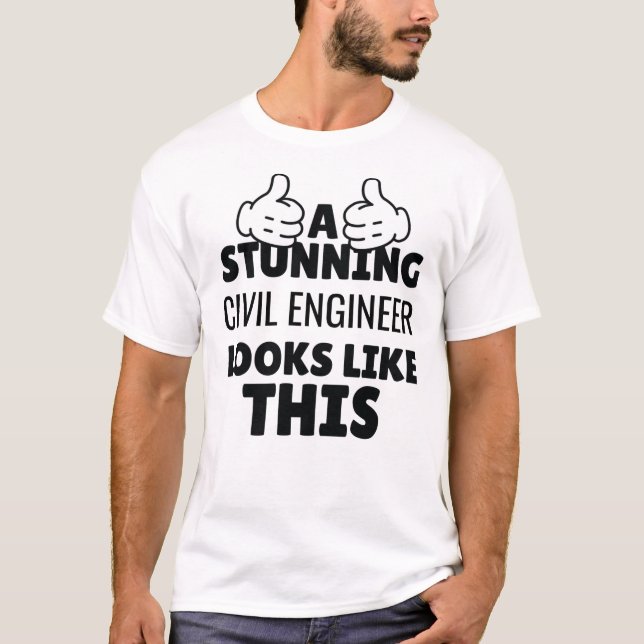 Ett fantastiskt Ingenjör ser ut som det här roligt T Shirt (Framsida)