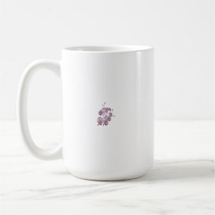 Ett färgat väggdekal med ett bergigt geo kaffemugg