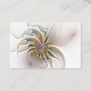 Ett färglöst fraktalt ornament. Abstrakt Flower ar Rabattkort