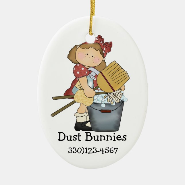 Ett fint CLEAN-tema Julgransprydnad Keramik (Framsidan)