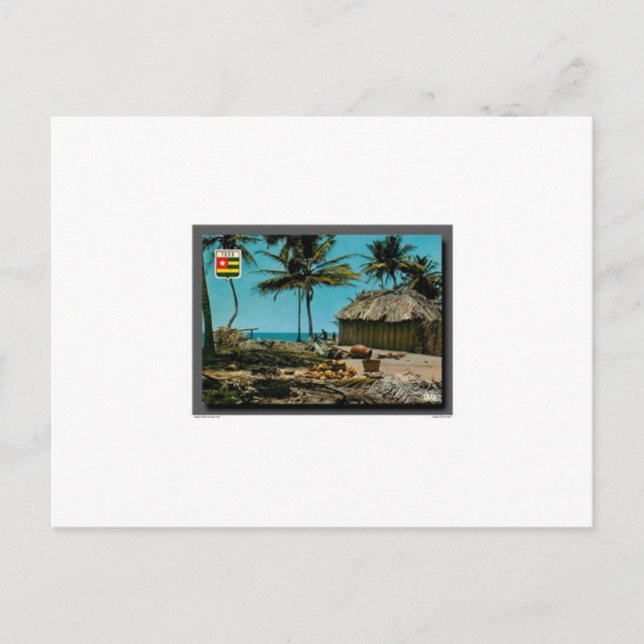 Ett fint kort från Togo Afrika (Framsida)