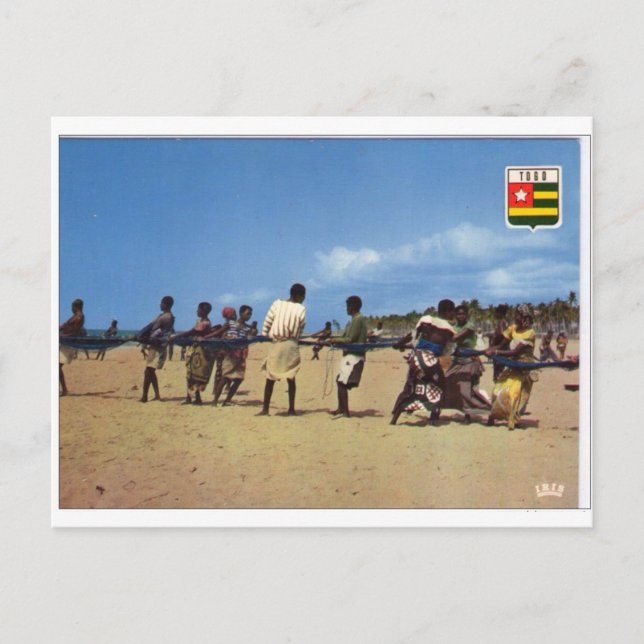 Ett fint kort från Togo Afrika (Framsida)