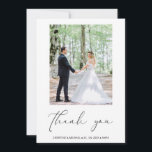 Ett fint skript Personlig Bröllop tackkort Tack Kort<br><div class="desc">Tack för ditt kort,  Personlig Bröllop.</div>