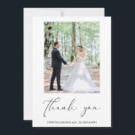 Ett fint skript Personlig Bröllop tackkort Tack Kort<br><div class="desc">Tack för ditt kort,  Personlig Bröllop.</div>