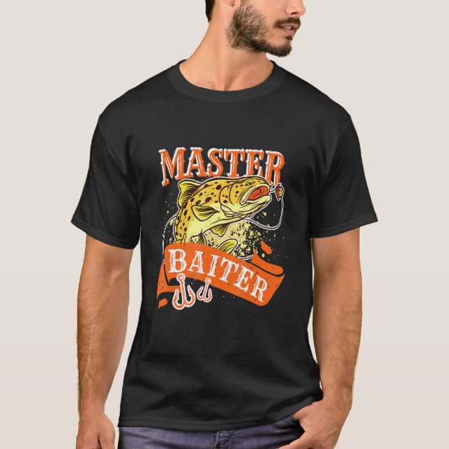 Ett fiskedesign för fisk  2 t shirt (Framsida)