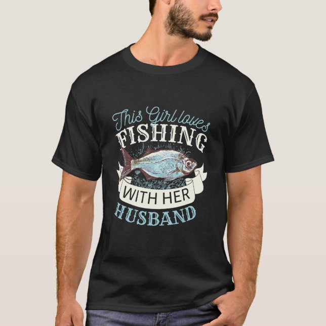 Ett fiskedesign för fisk 4 t shirt (Framsida)